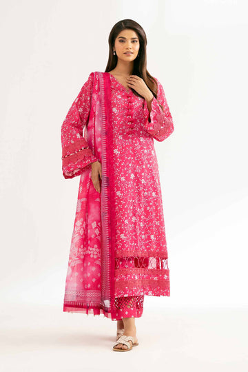 Nishat Linen 3 Piece - Digital Printed Embroidered Suit - 42501627 Online Shopping